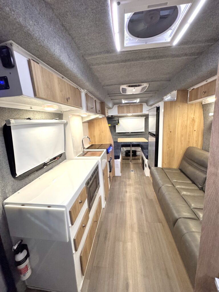 Interior view of the 24' casita